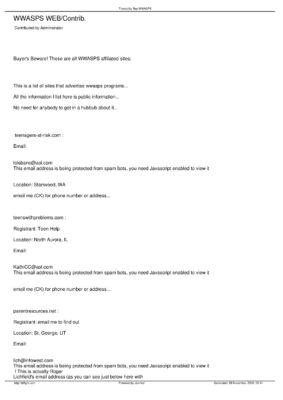 Wwasp Advertising Sites